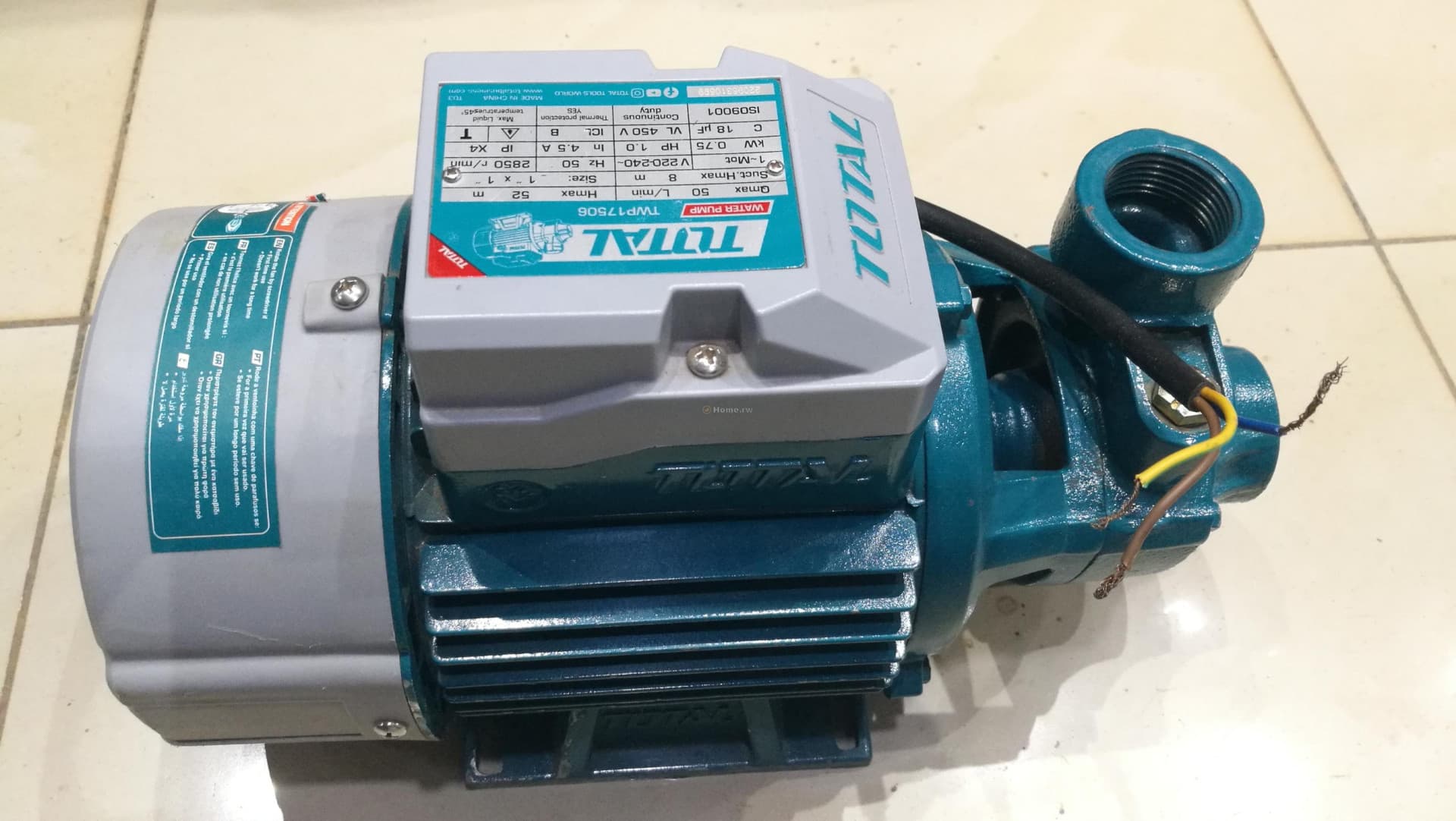 Total Clean Water Pumps 1.0hp